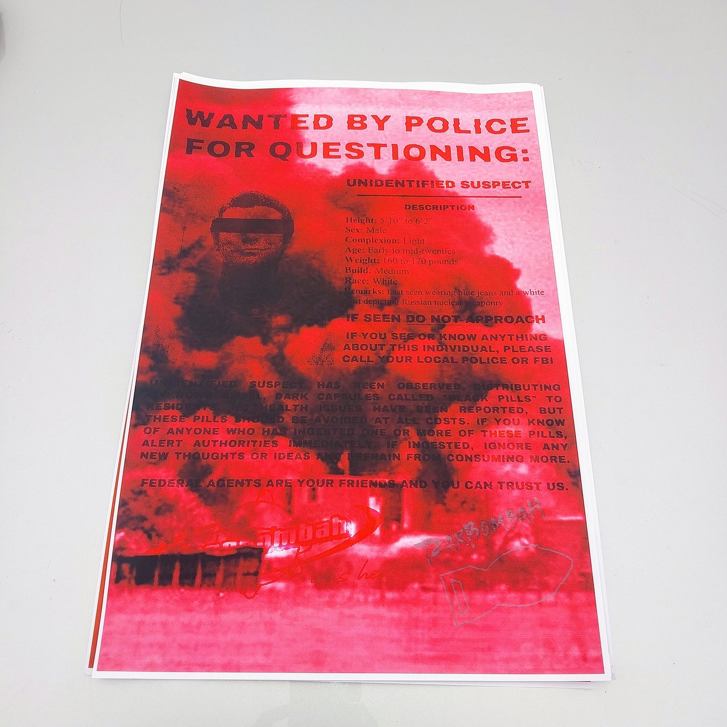 Tzarbombah Wanted Poster
