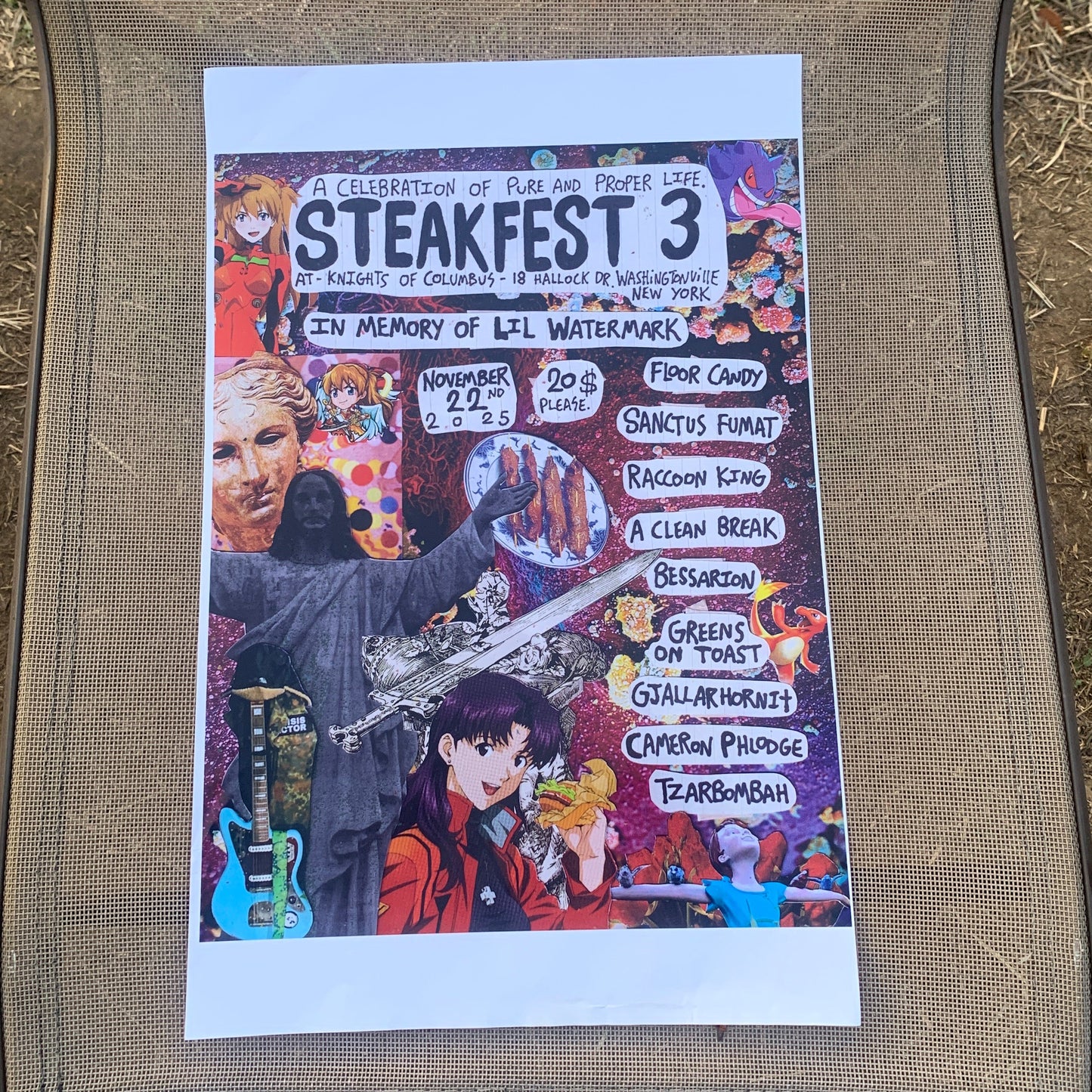 Steakfry and Watermark Memorial Show poster