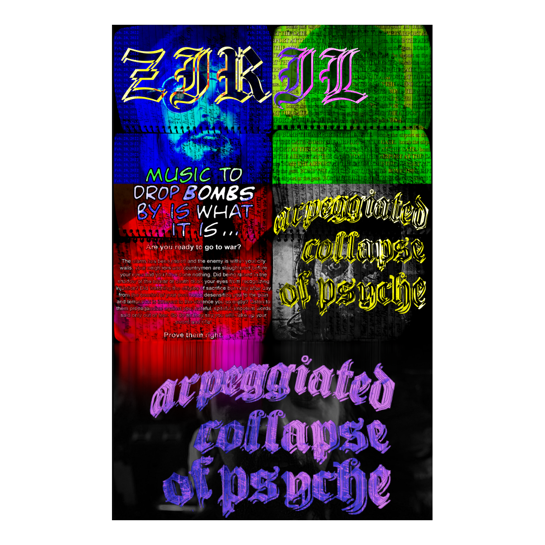 Arpeggiated Collapse of Psyche Poster