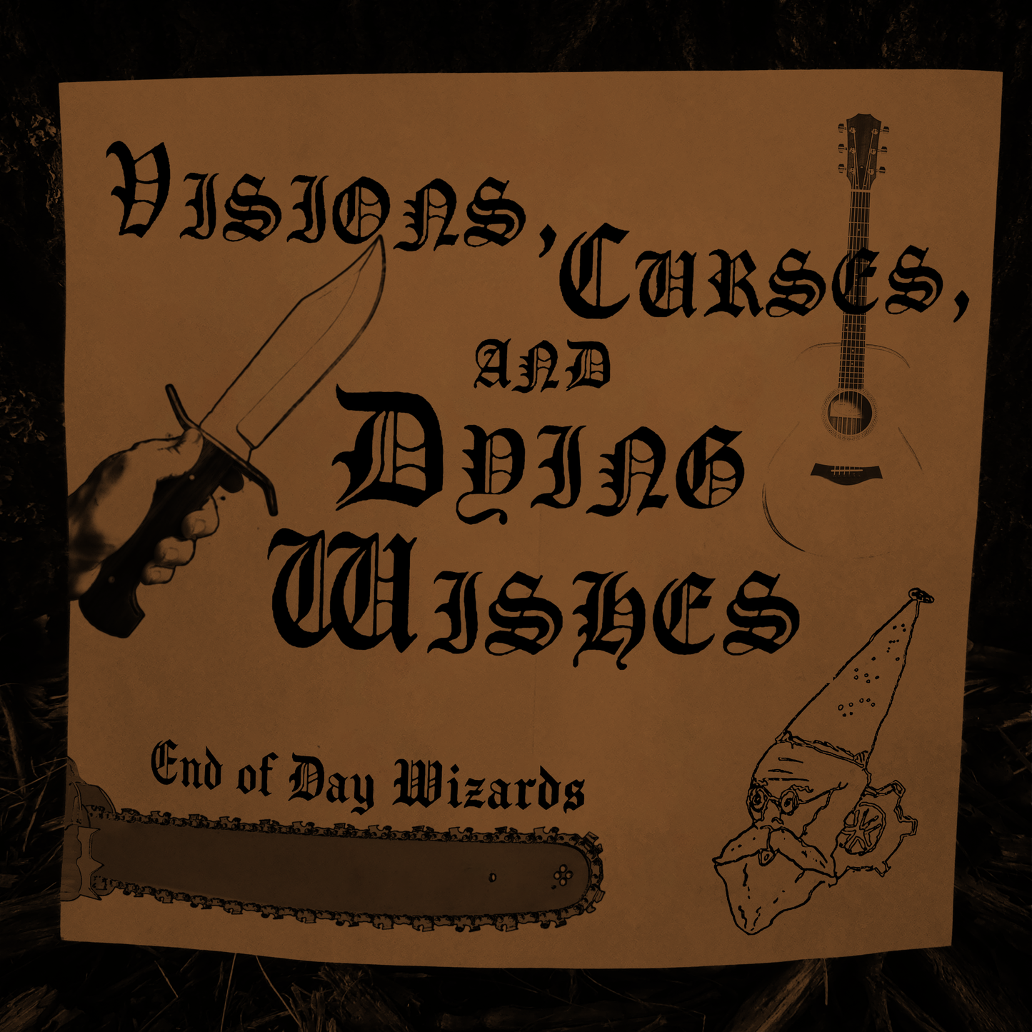 End of Day Wizards Visions, Curses, and Dying Wishes album cover