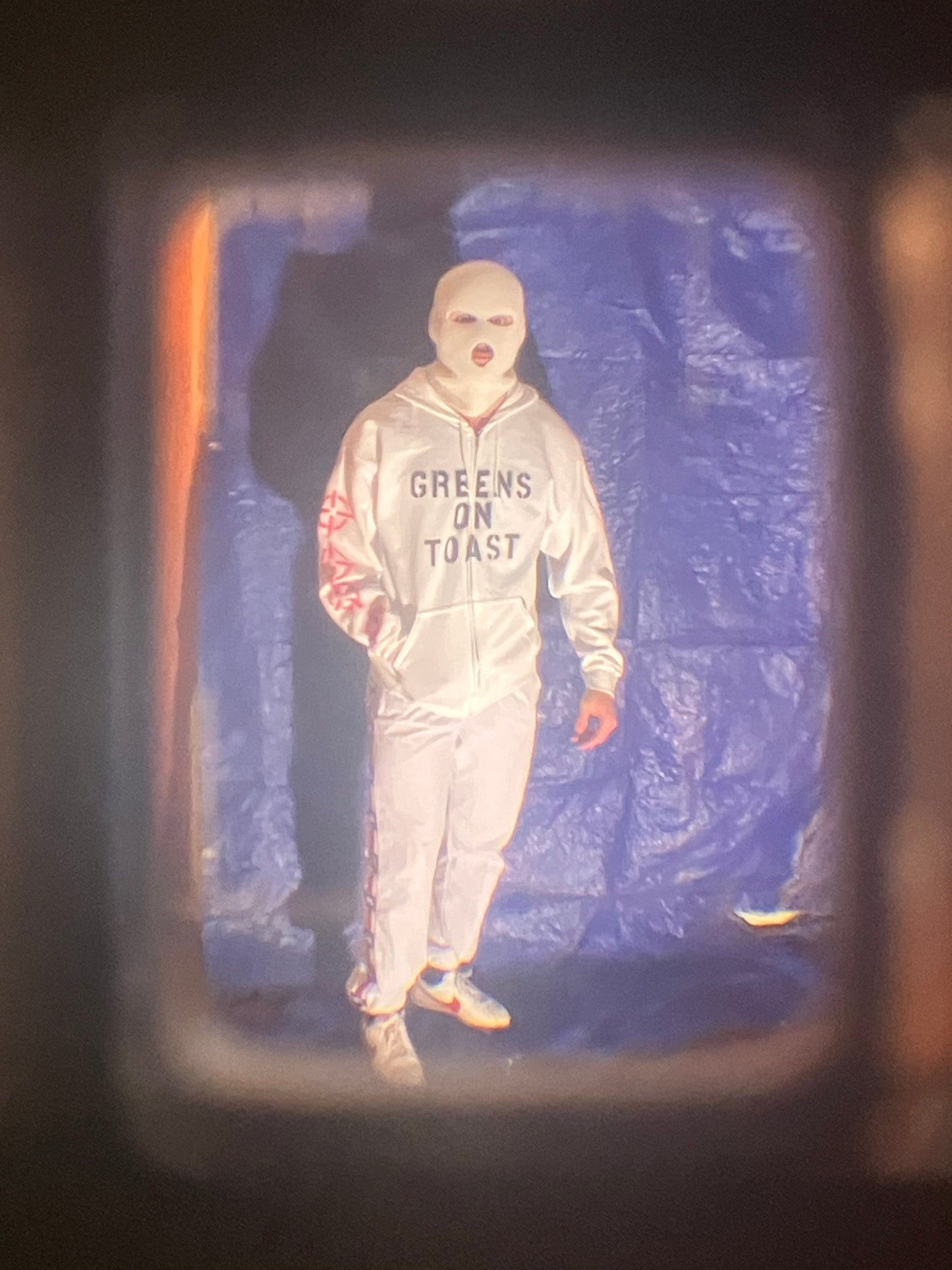 STENCIL ZIP UP HOODIE