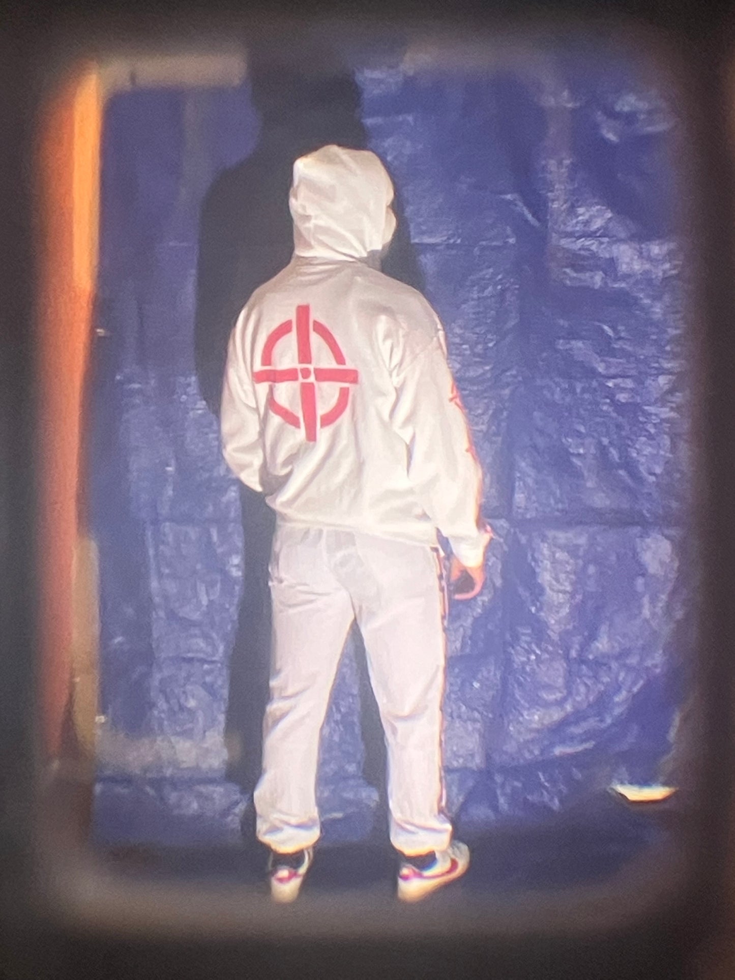 STENCIL ZIP UP HOODIE