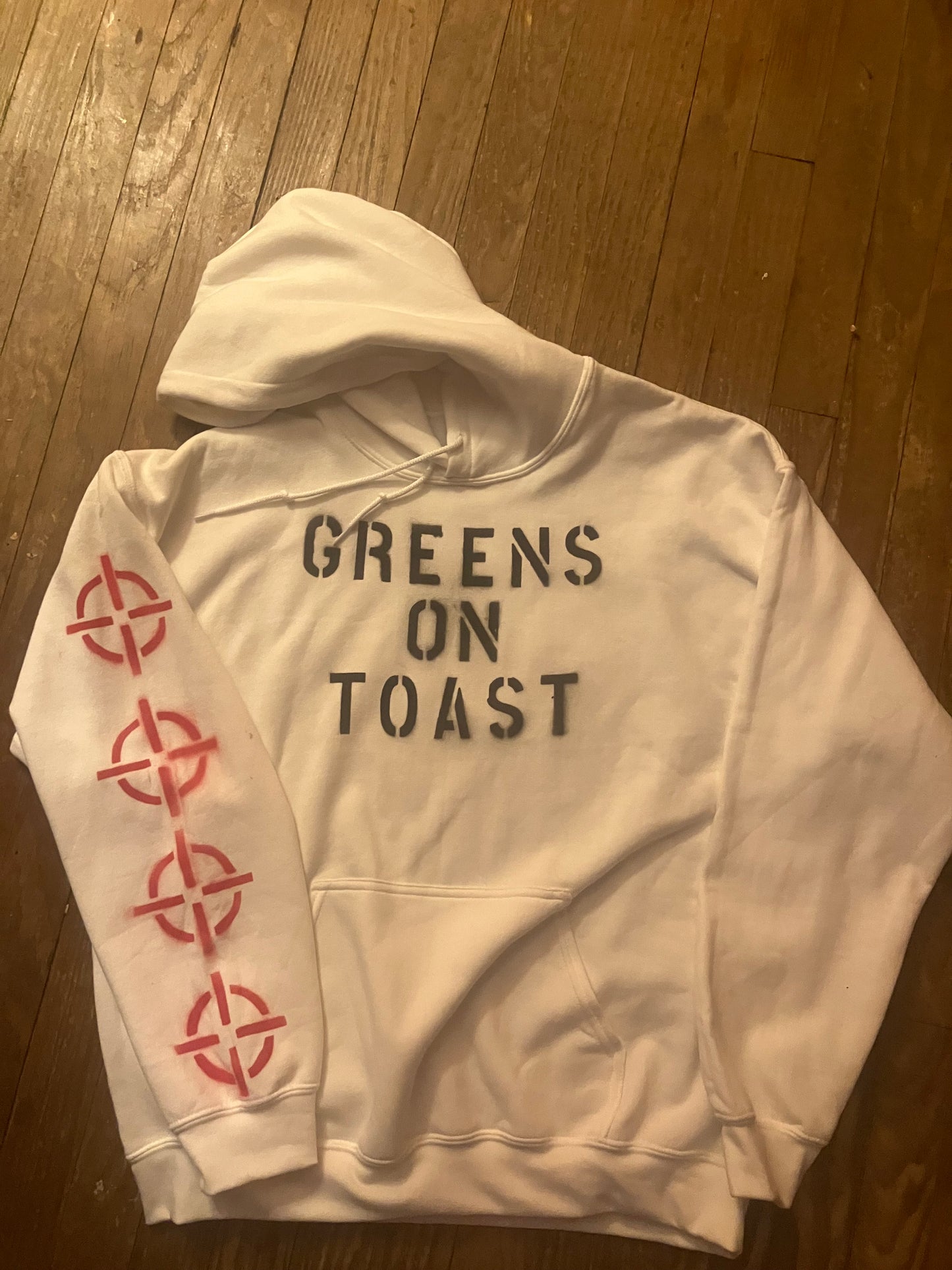 STENCIL PULL OVER HOODIE