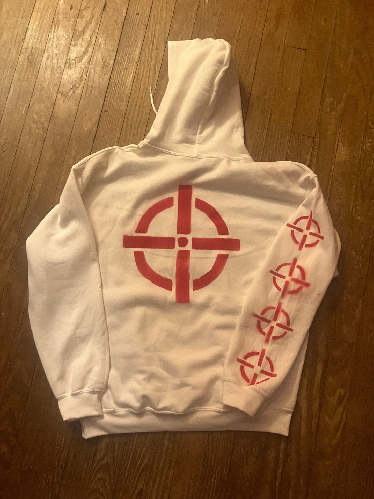 STENCIL PULL OVER HOODIE