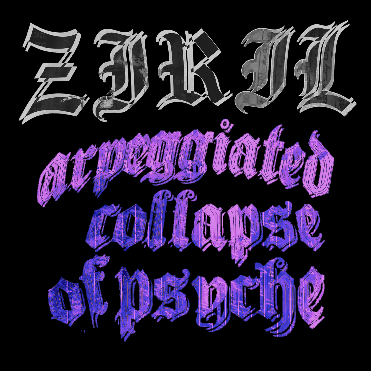 Aidan Ziril Arpeggiated Collapse of Psyche album cover