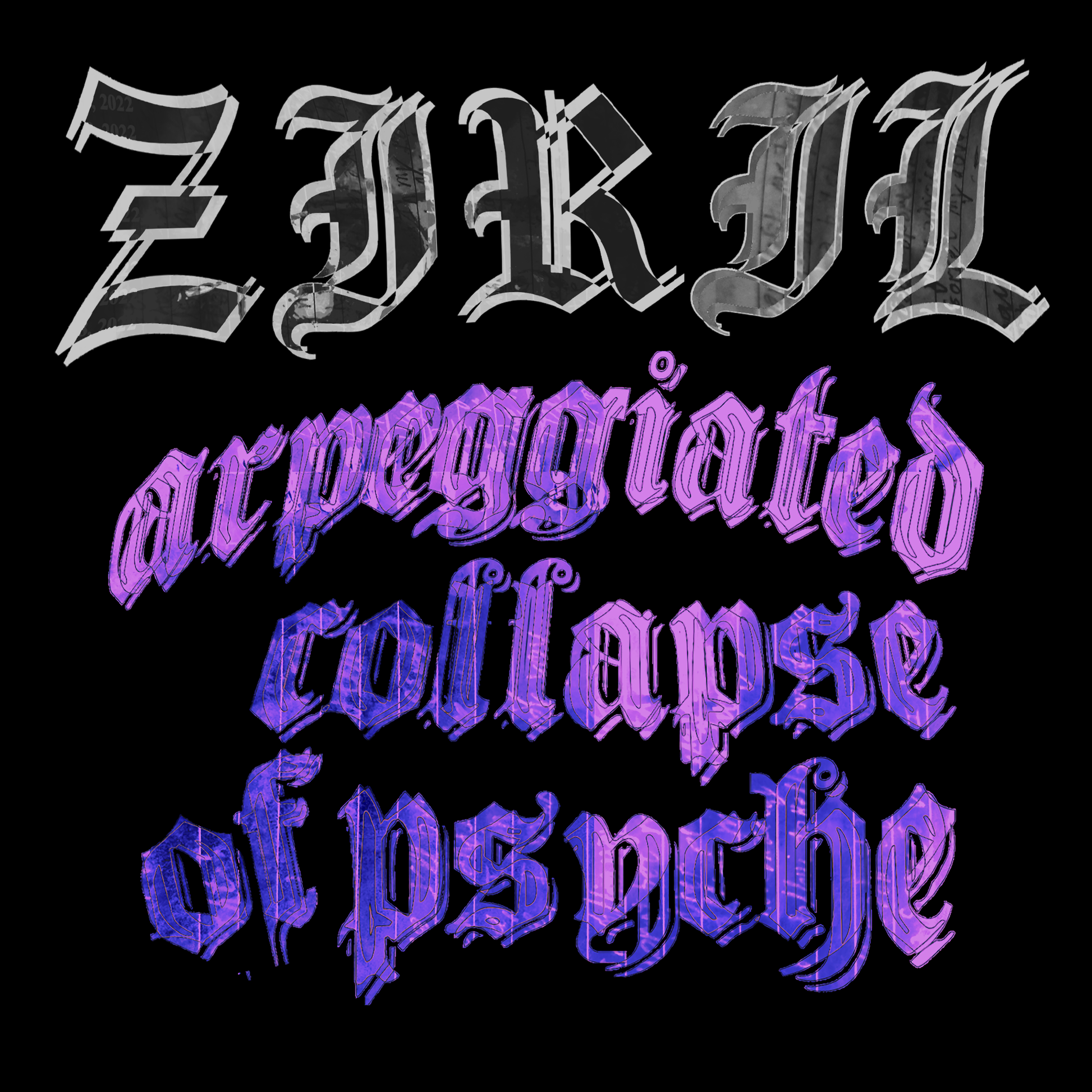 Aidan Ziril Arpeggiated Collapse of Psyche album cover