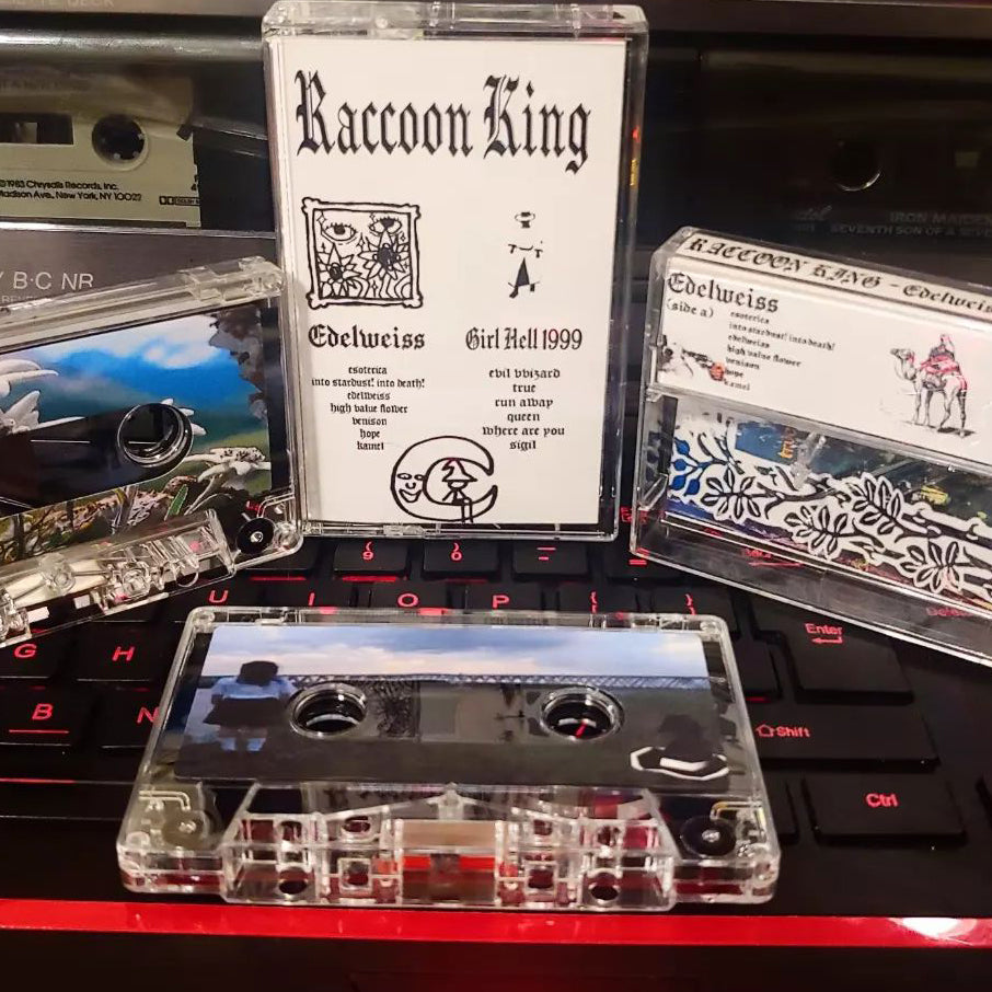Raccoon King Edelweiss Girl Hell 1999 dual album case and cassette