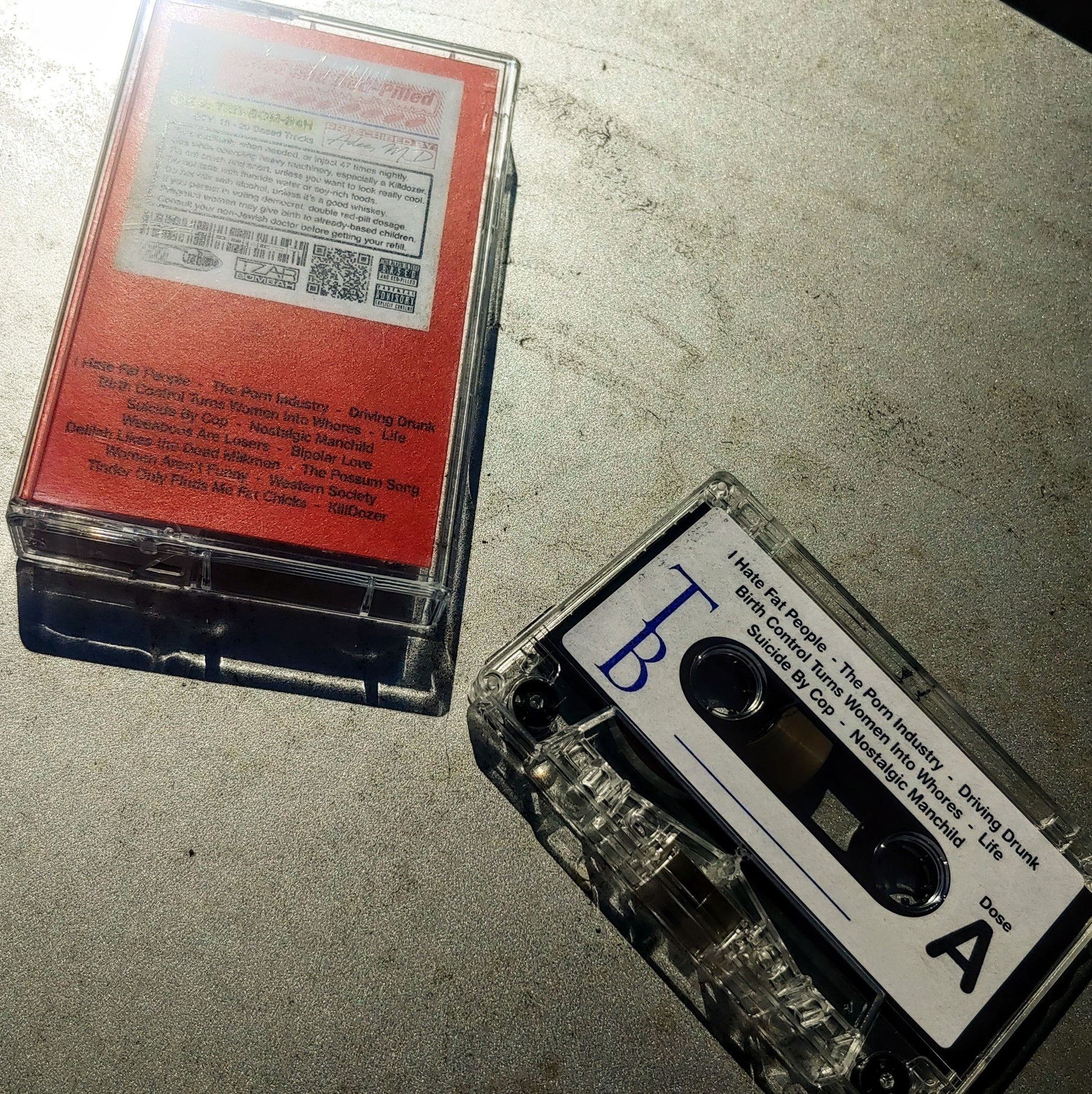 Tzarbombah Based and Red-Pilled cassette case and front