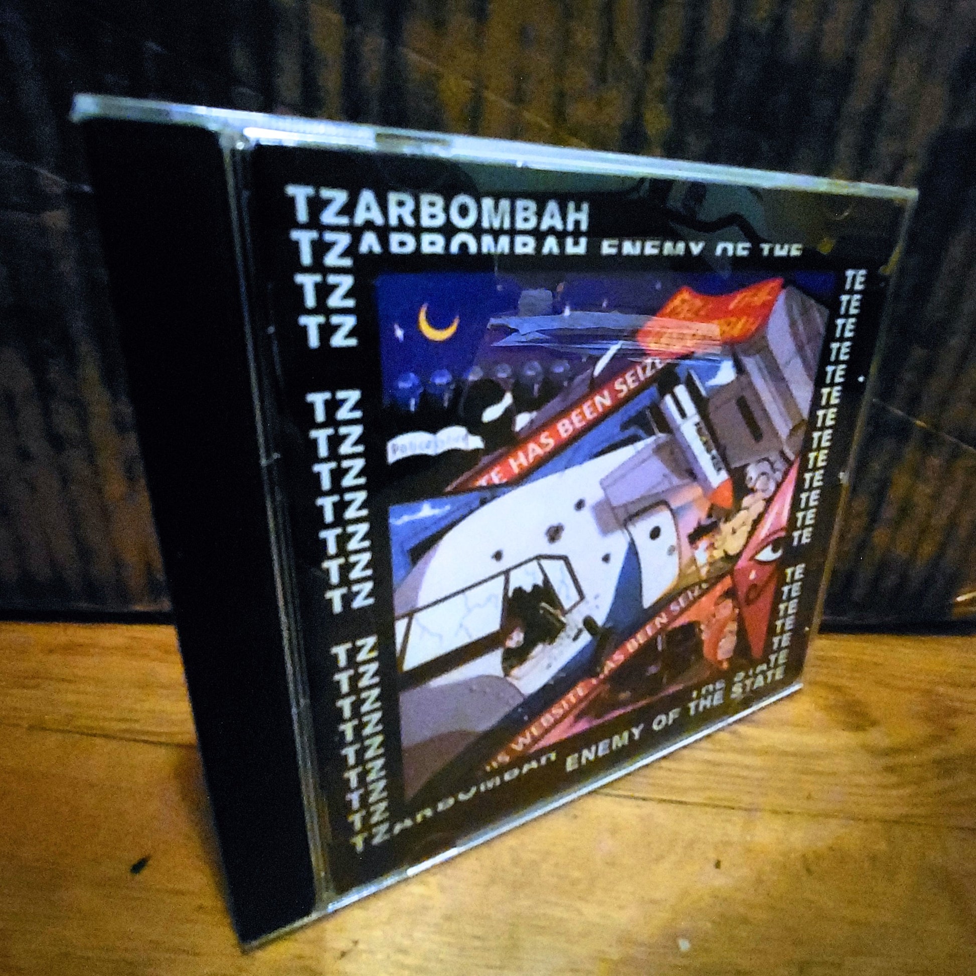 Tzarbombah Enemy of the State CD case